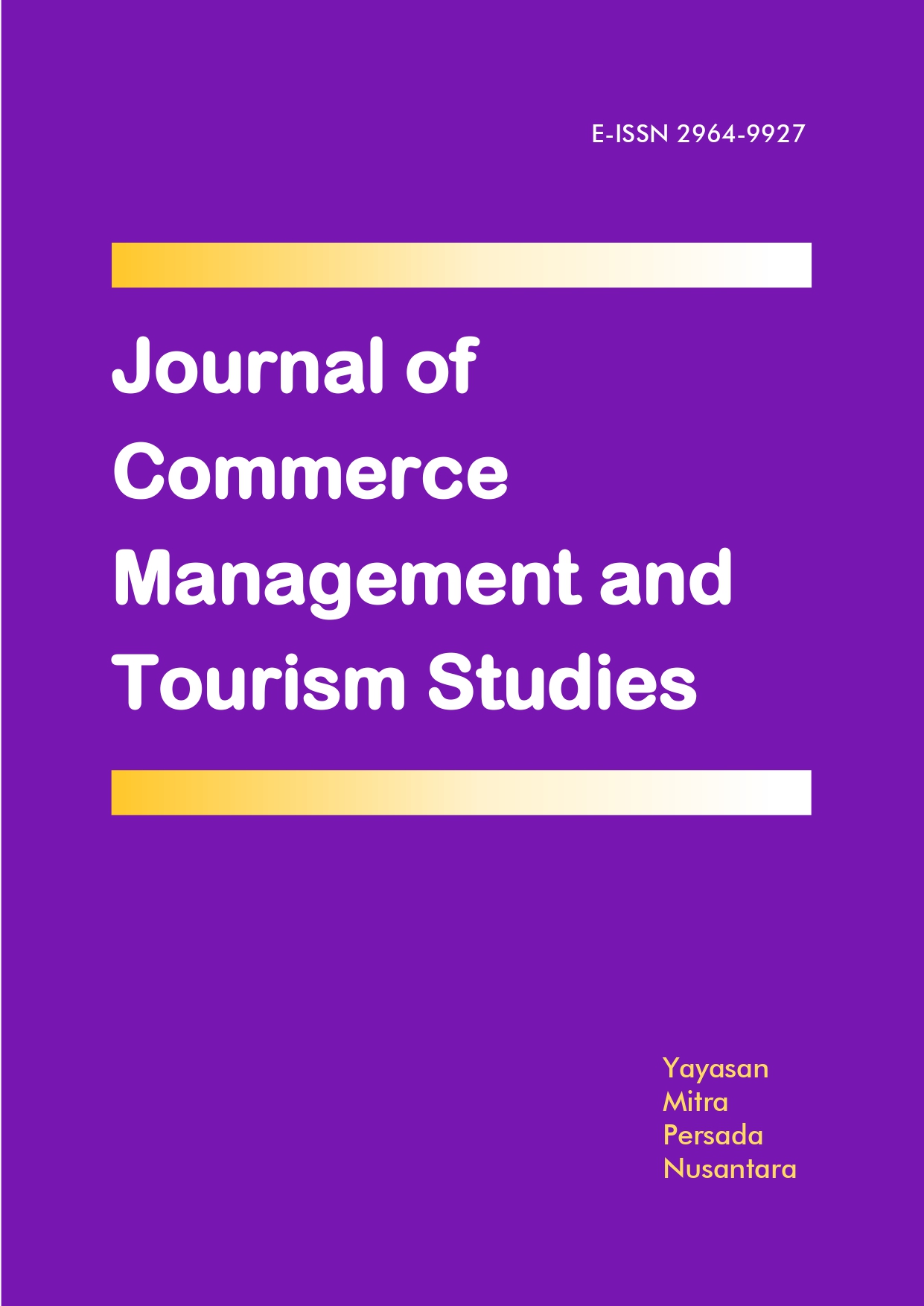 Journal of Commerce Management and Tourism Studies, Mitra Persada Nusantara